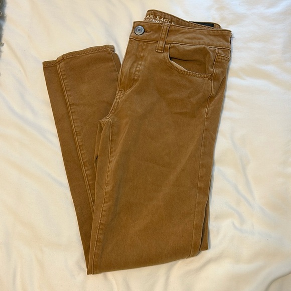 Tan AE Jeggings - Picture 1 of 5